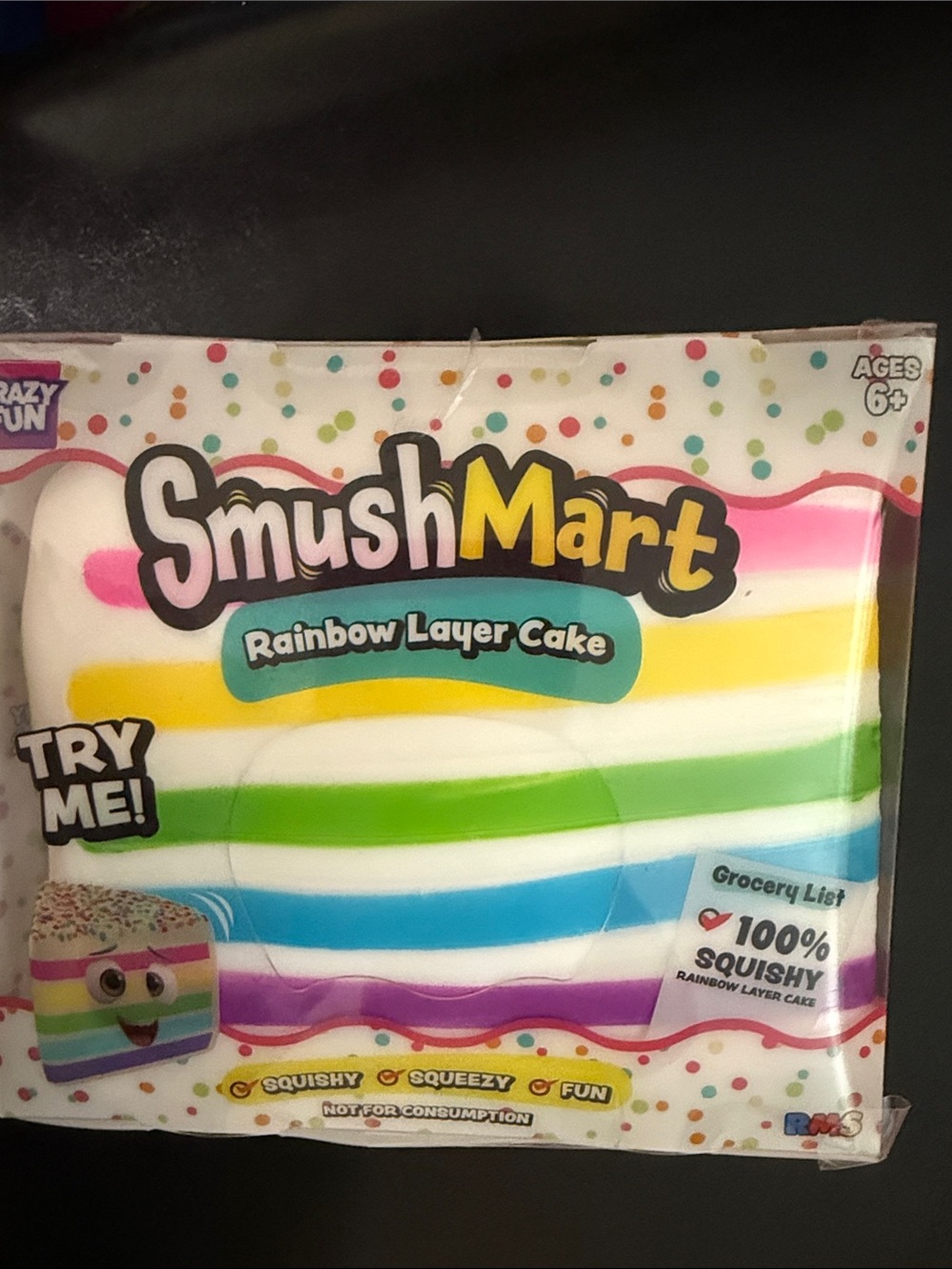 SmushMart Rainbow layer cake